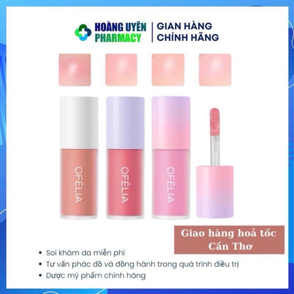 Má Hồng Dạng Kem OFÉLIA Cho Đôi Má Hồng Xinh Xắn Lolli Liquid Blush