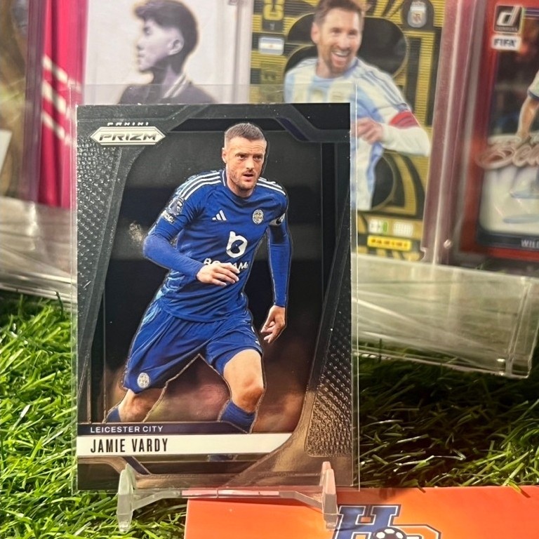 Thẻ bóng đá Jamie Vardy Panini Prizm EPL 2024/25