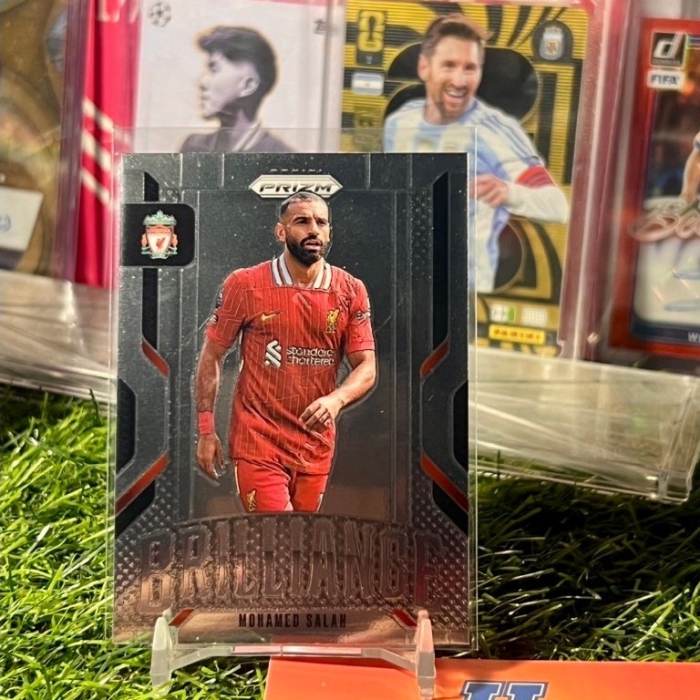 Thẻ bóng đá Mohamed Salah Brilliance Panini Prizm EPL 2024/25
