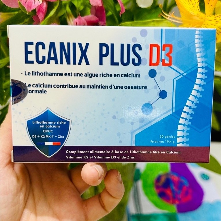 ECANIX PLUS D3 (HỘP 30 VIÊN) CANXI HỮU CƠ CHO BẦU