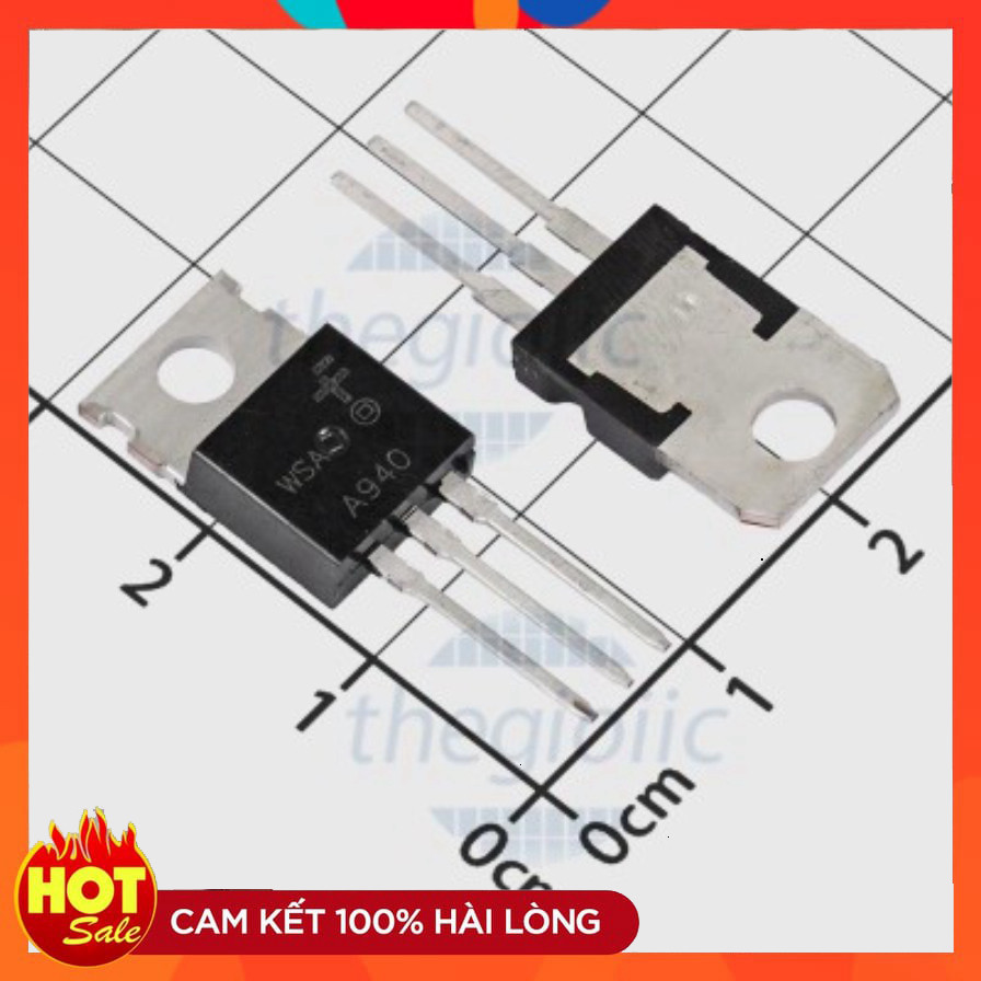 [5 Cái]- A940 Transistor PNP 150V 1.5A 3 Chân TO-220