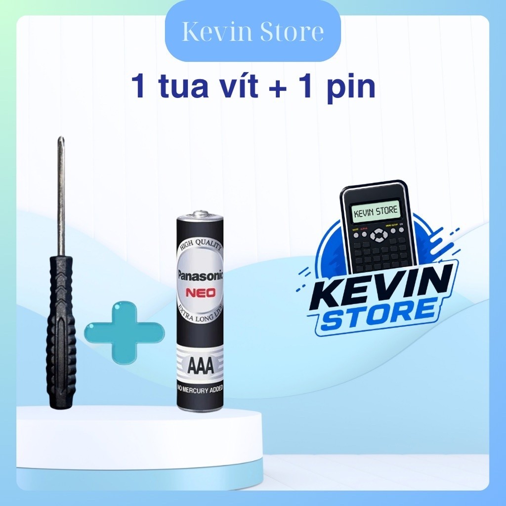 [TUA VÍT + PIN] tua vít, pin máy tính Casio fx580, fx880, fx570...