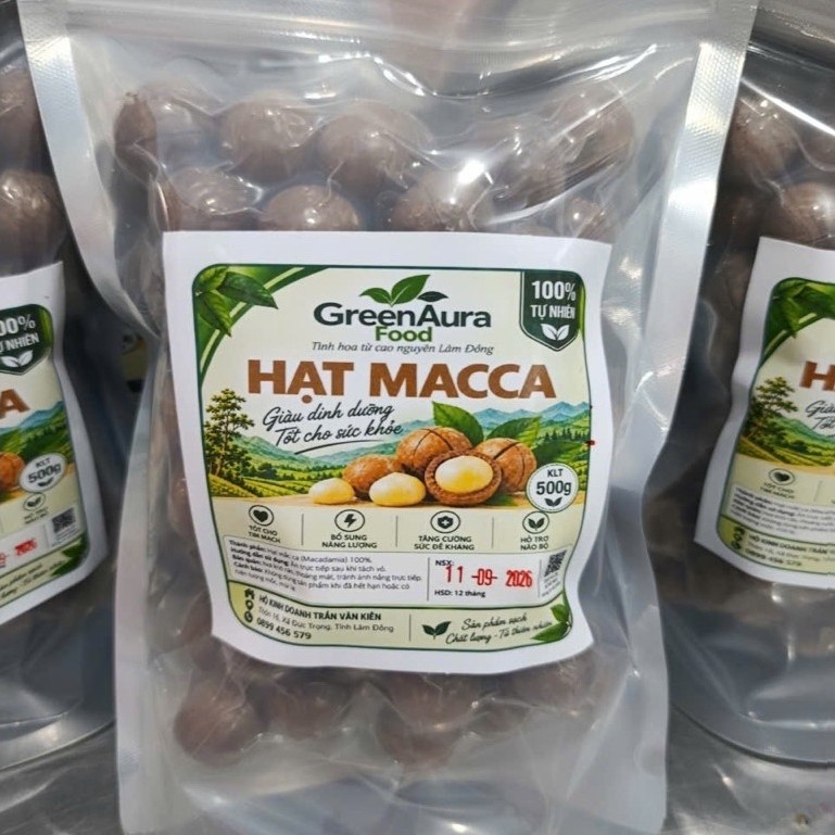 Hạt Macca GreenAura Food Lâm Đồng