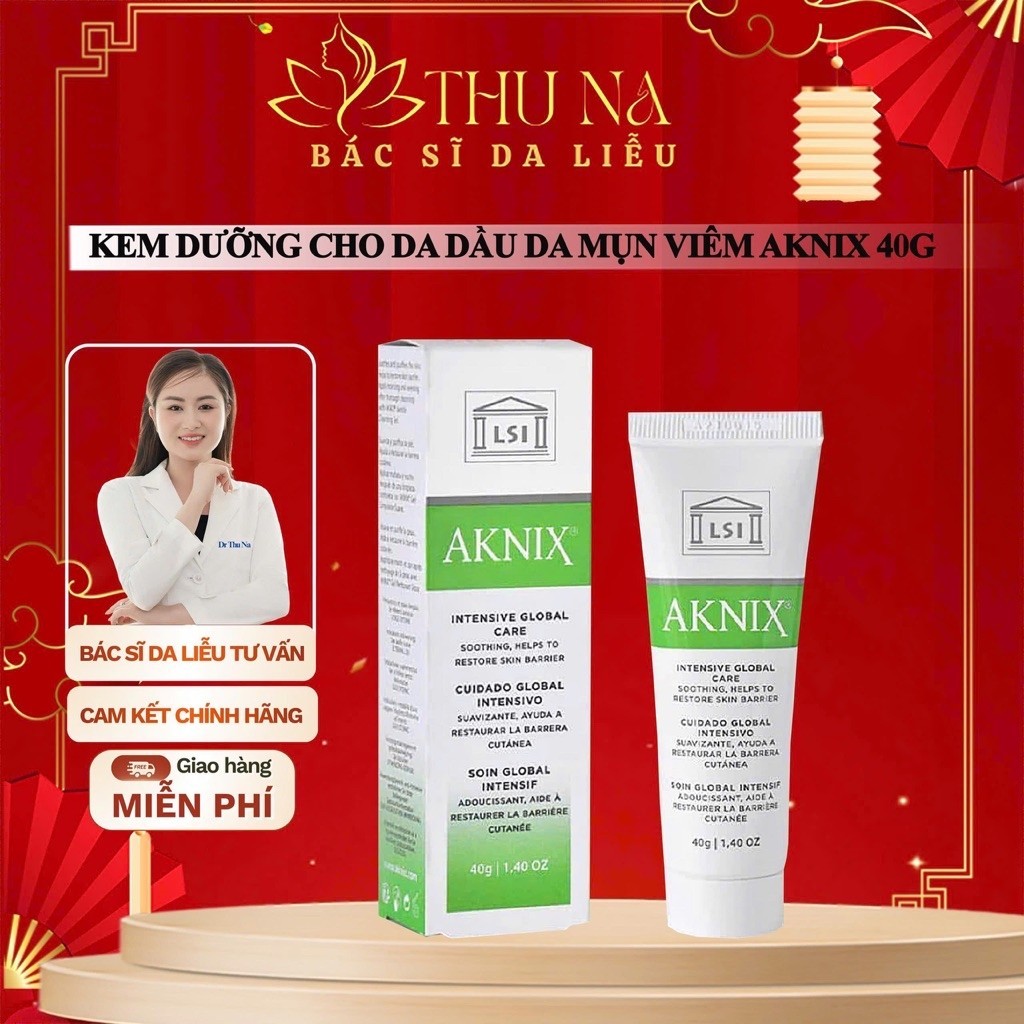 [Hàng công ty] Kem dưỡng Cho Da Mụn Aknix Intensive Global Care - Aknix Intense Purifying Care 40g