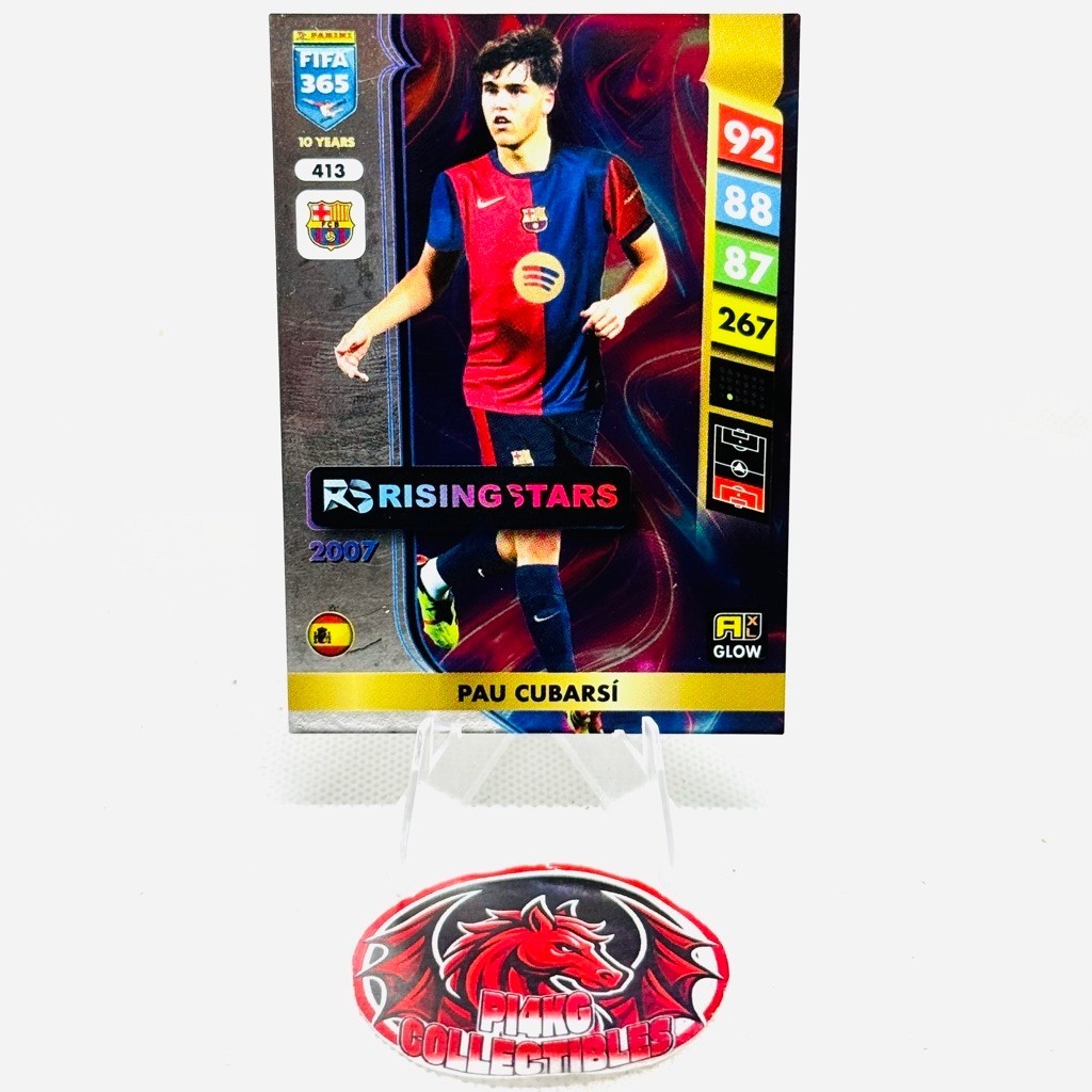 [RARE] Thẻ bóng đá Rising Stars Panini FIFA 365 Adrenalyn XL 2024/25 (Guler, Cubarsi,…)