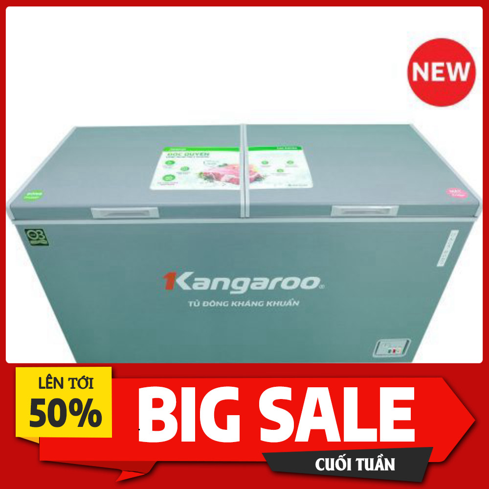 IB ĐẶT HÀNG  Tủ đông Kangaroo 415L KG415G2D 2 ngăn 2 cánh làm lạnh nhanh tiết kiệm điện bảo hành chí