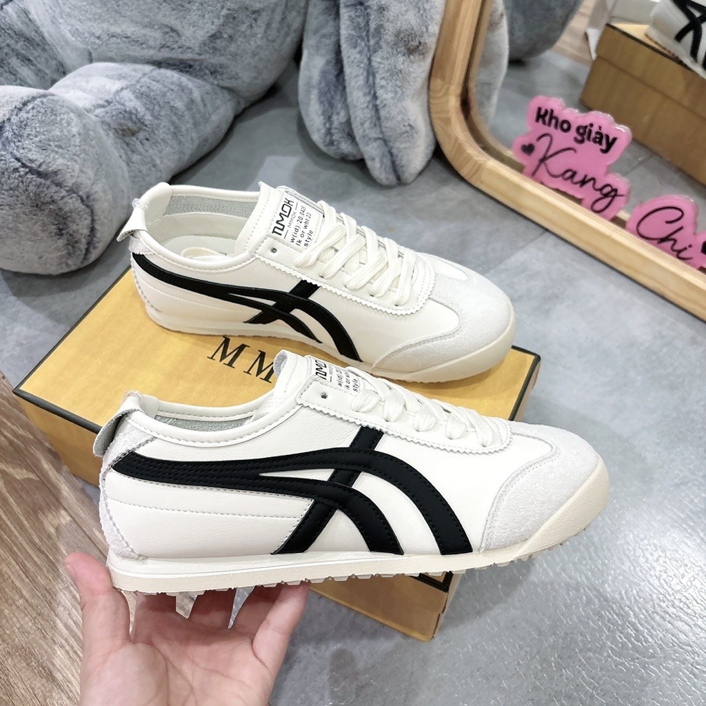 { KANG SHOP } Giày thể thao kẻ nhẹ êm box vàng xinh full box chuẩn Qchau shoese nữ, dép nữ 29-1