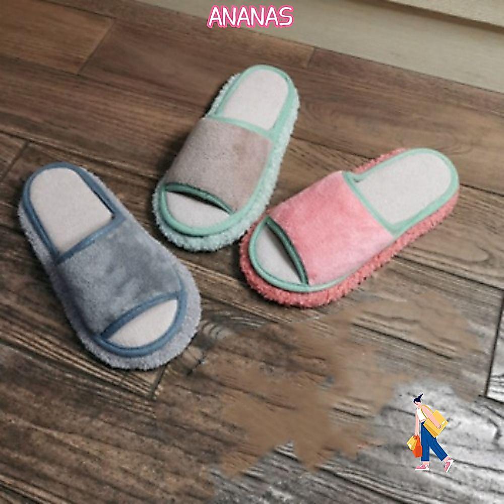 Giày lau nhà ANANAS Dụng cụ chống bụi gia dụng Giày chân có thể tháo rời