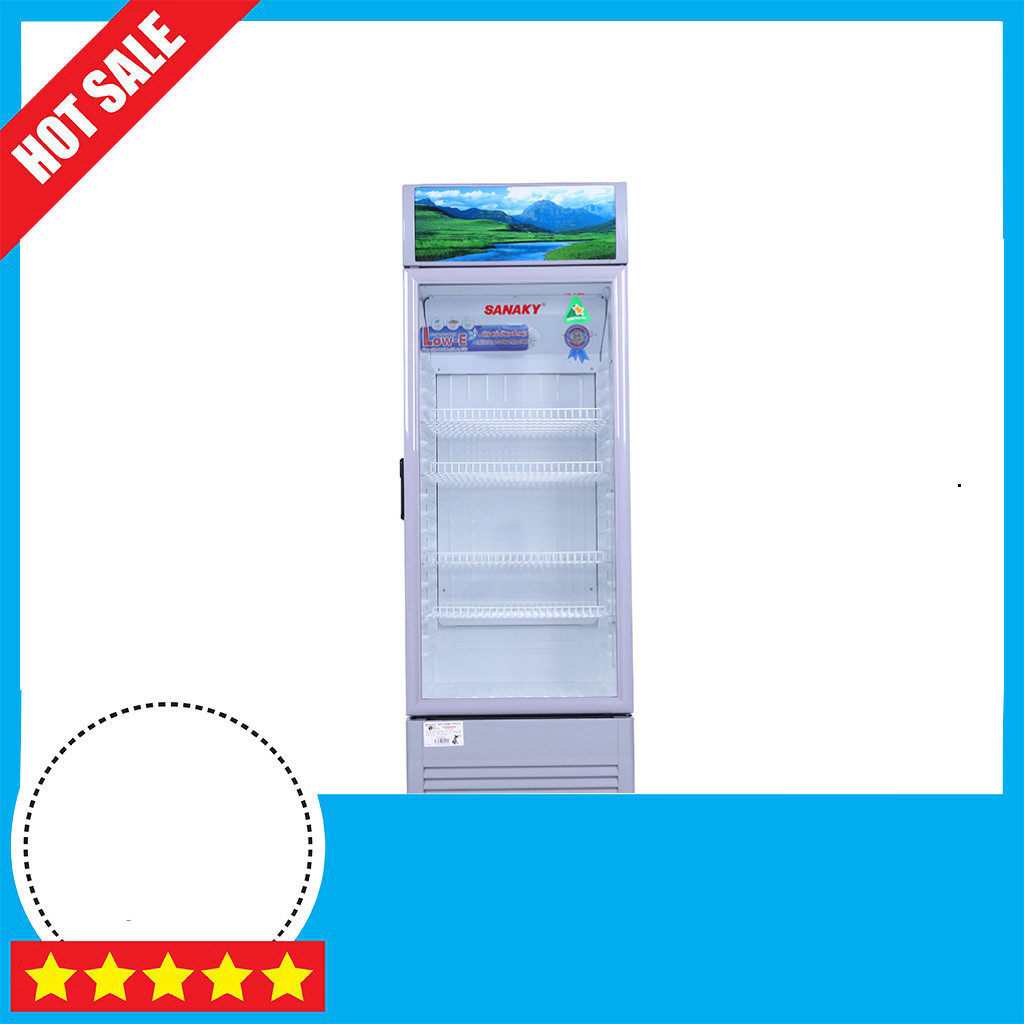IB ĐẶT HÀNG  Tủ Mát Sanaky VH-358KL 290 Lít Dàn Lạnh Nhôm Làm Lạnh Nhanh Tiết Kiệm Điện Cho Cửa Hàng