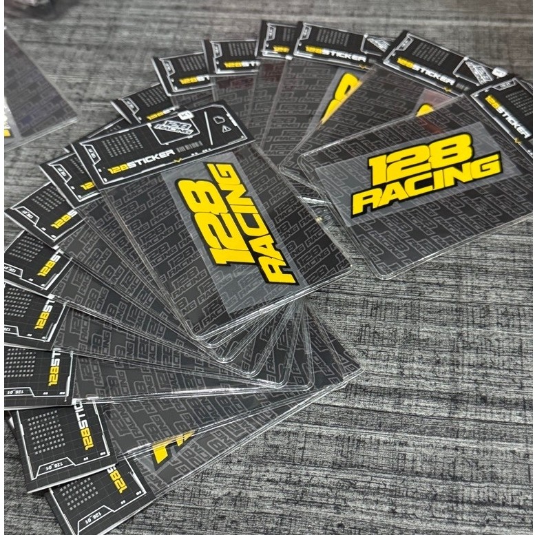 Sticker hình dán em tem 128 racing