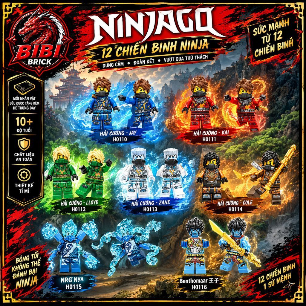 [IN LƯNG]Đồ Chơi Mô Hình Lắp Ghép Ninjago ss14 Bản Tóc,Nya NRG-Minifigures Ninjago seasson 14