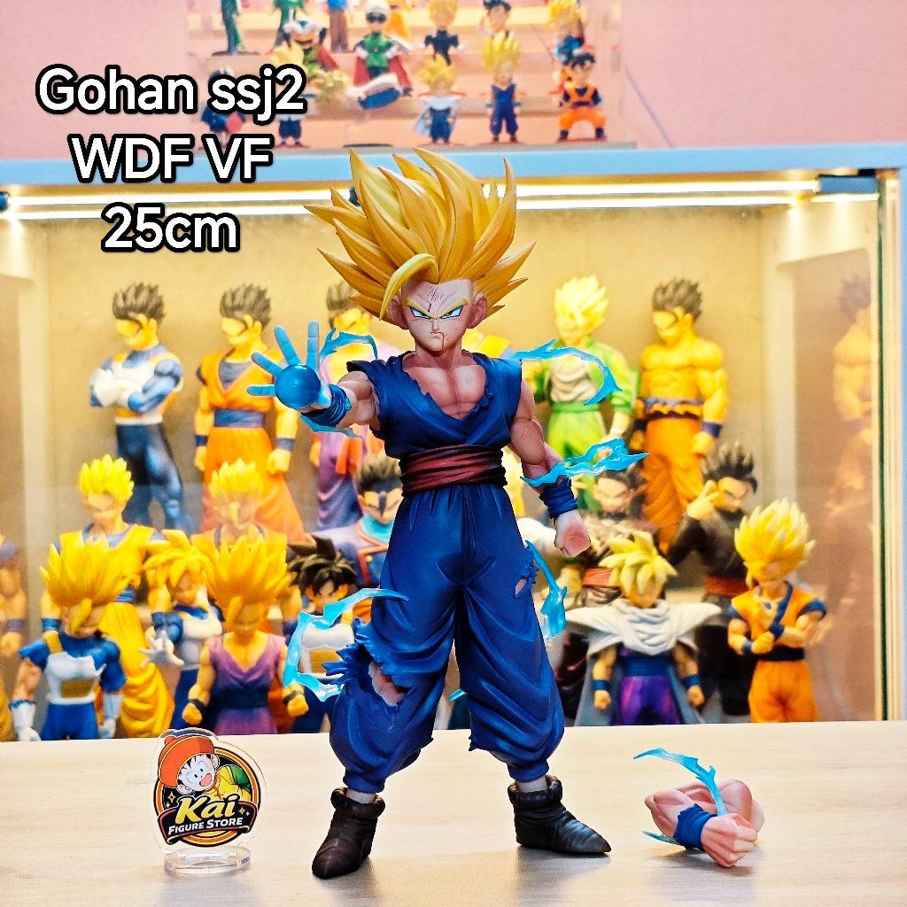 Mô hình Dragon ball - Gohan ssj2 wdf VF cao 25,5cm