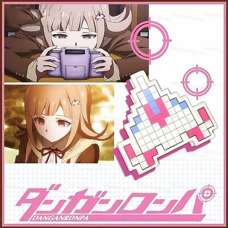 Danganronpa Nanami ChiaKi Cosplay Kẹp Tóc Kẹp Tóc Anime Thời Trang Phụ Kiện Tóc Kẹp Tóc Cô Gái