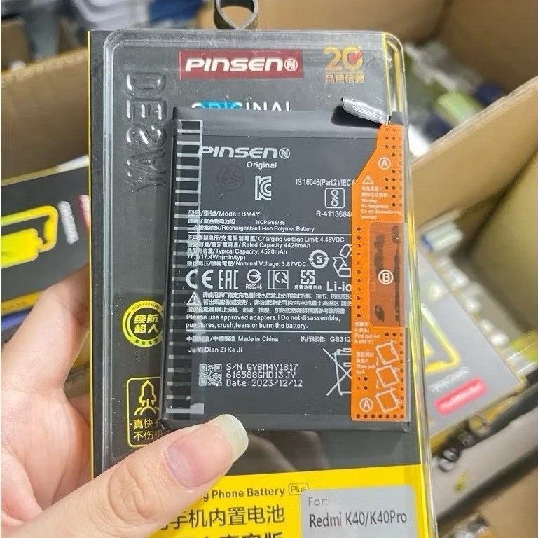 Pin Pinsen Xiaomi Poco F3 / Redmi K40 / Redmi K40 Pro / Poco F3 Pro / Redmi K40 Pro Plus (BM4Y)