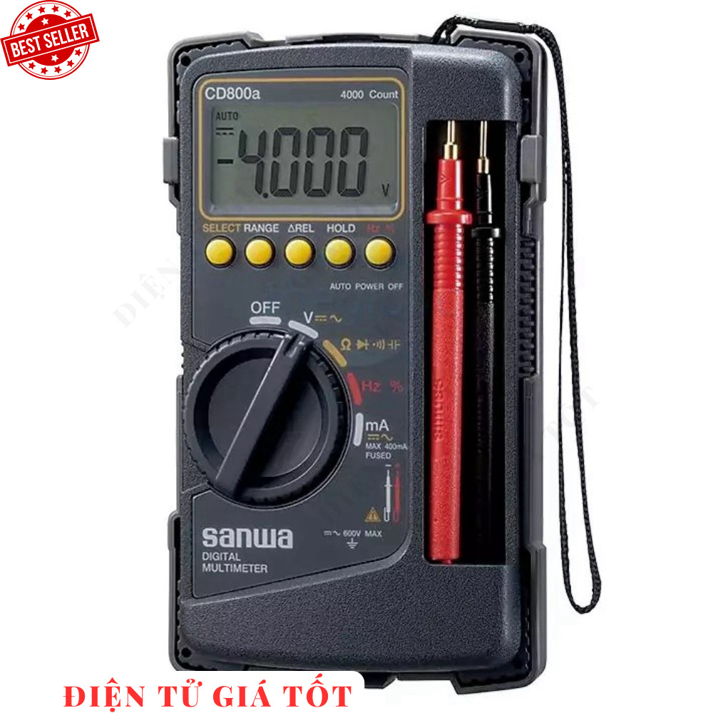 Sanwa CD800A Đồng Hồ Đo Hiển Thị Số Japan Điện Tử Giá Tốt 886