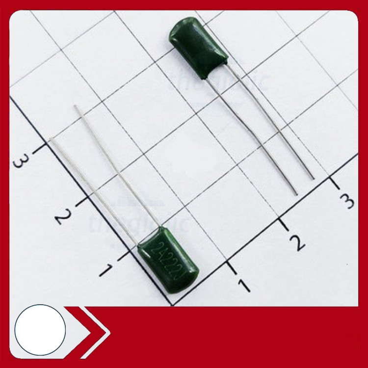 [50 Cái]- Tụ Kẹo Xanh 2.2nF 100VDC 2A222J-CL11 Tổng Kho Linh Kiện Tổng Kho Linh Kiện