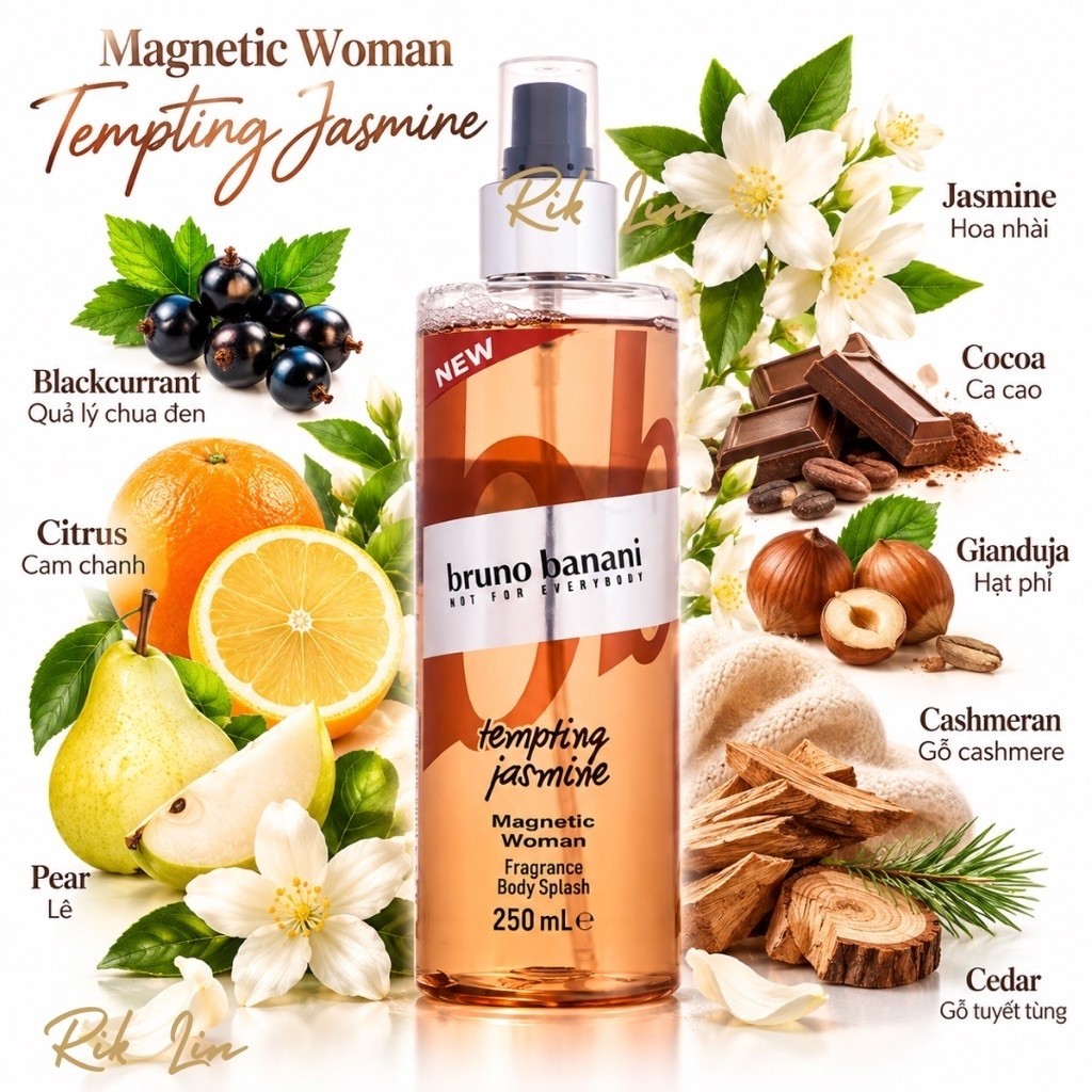 “MUST TRY If you like JASMINE “ TEMPTING JASMINE _ Xịt Thơm Toàn Thân Body Mist
