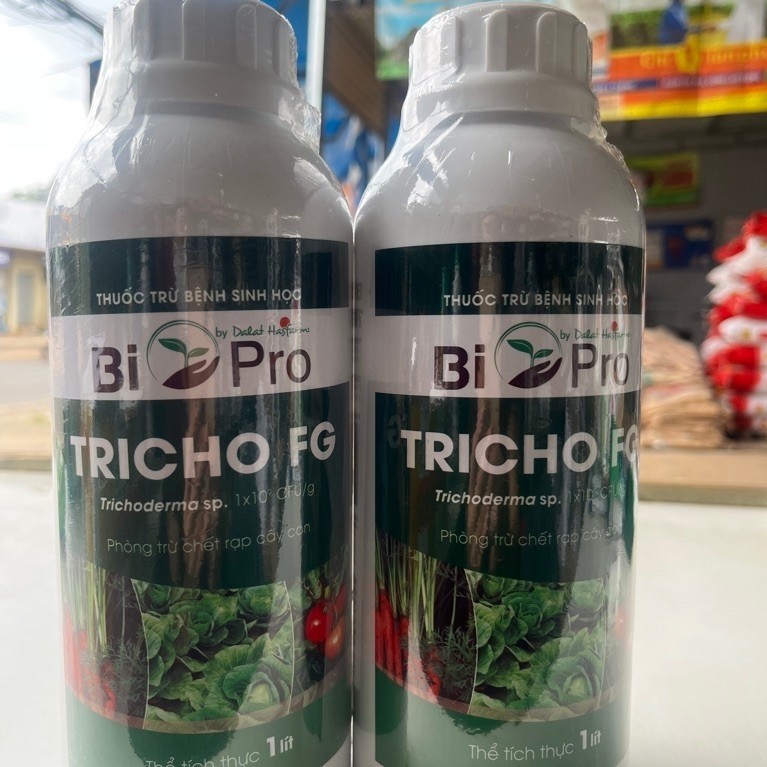 Trichoderma Dalat Hasfarm- Chai 1lit- Phòng trừ chết rạp cây con,