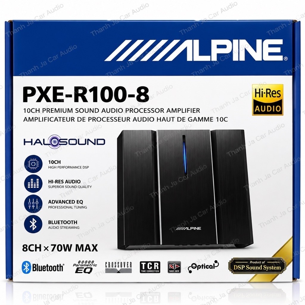 Alpine PXE R100-8 Amply DSP Alpine DSP Xe Hơi