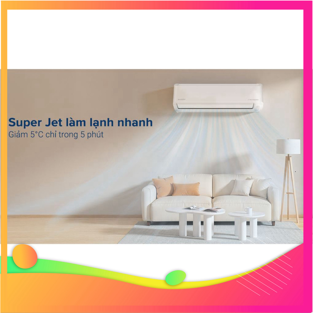 (( Điều hòa Sharp Inverter 9000 BTU AH-X10DEW - Mẫu mới 2026 )