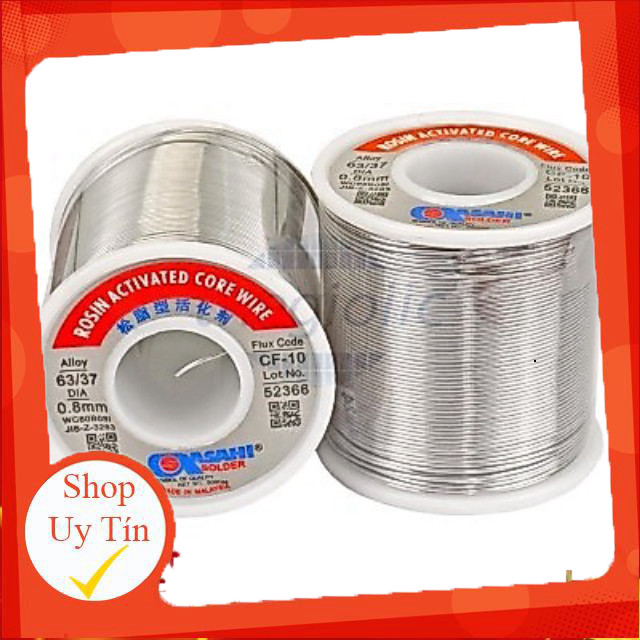 Thiếc Hàn 0.8 Sn63 Pb37 500G Asahi Giang Tech Hub