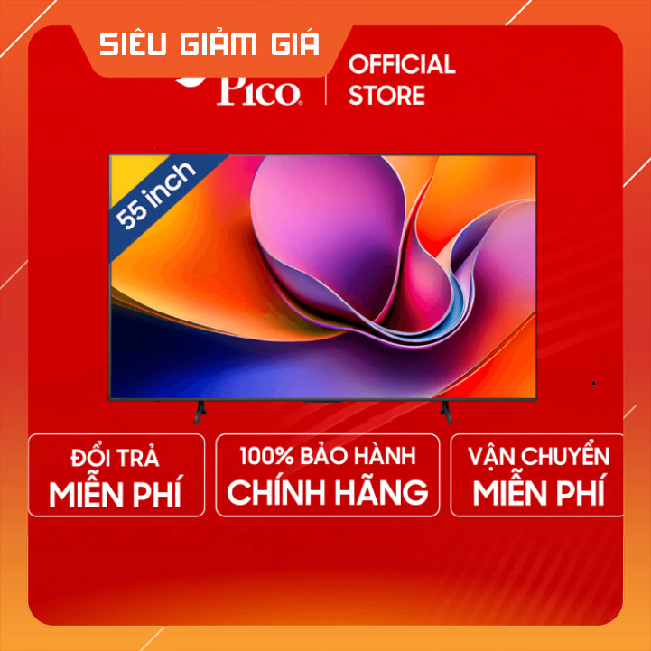 chính hãng Smart Tivi Hisense 4K 55 Inch 55A6Q Bảo hành chính hãng - Mới 2025 ]