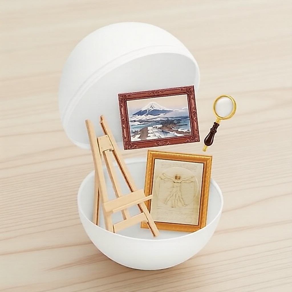 ZURU Mini Brands Tạo Kiệt Tác Series 1: Viên Nang DIY Nhựa Resin, Bộ Sưu Tập Mini 8+, Gói Thú Nhồi B