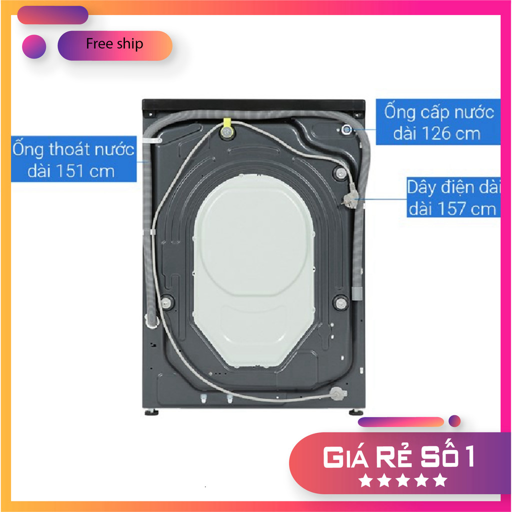 [ (LIVE HCM) - AQD-A852J(BK) - Máy Giặt Cửa Trước Aqua AQD-A951G(S) / AQD-A852J(BK) ]