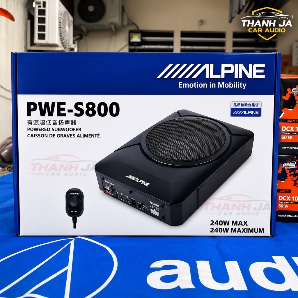 Alpine PWE S800 Có Kèm Phụ Kiện , Lắp Hỏa Tốc , Bảo Hành 2 Năm