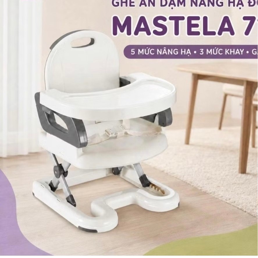 Thanh lý ghế ăn dặm Mastela (new 90%)