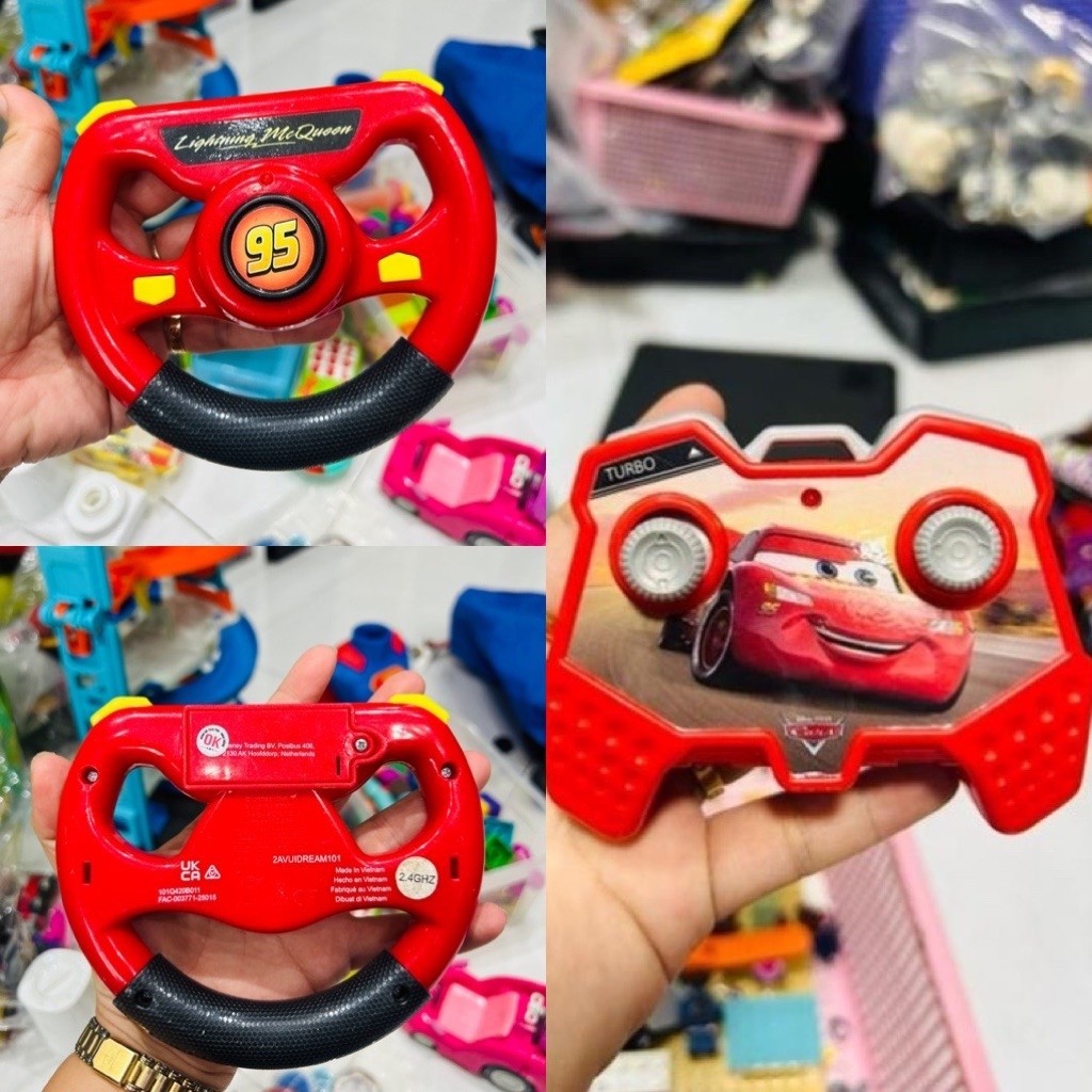 Điều khiển XE Disney Cars Lighting McQueen RC 1:24 Replacement Remote Control 2.4GHz