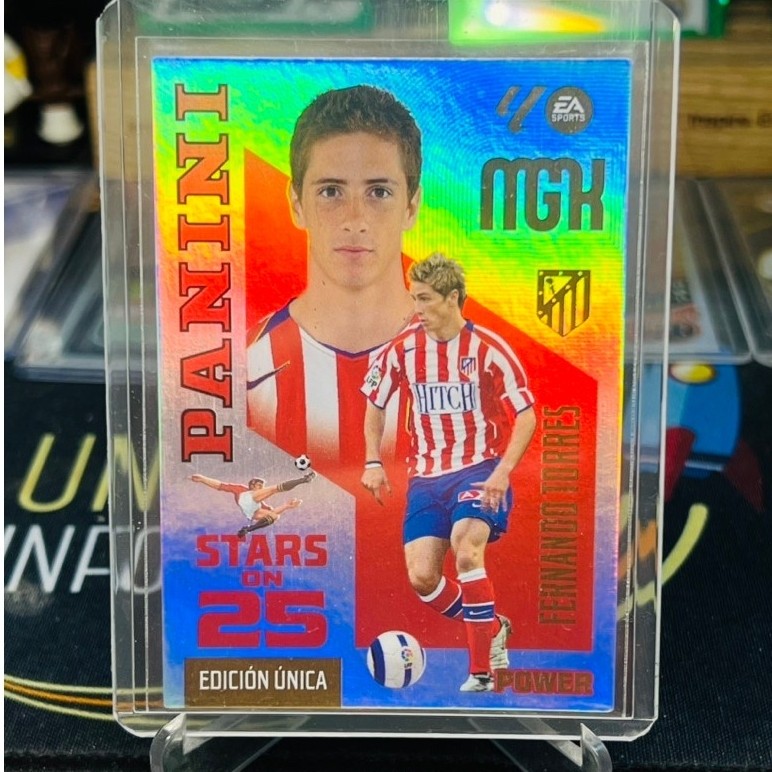 Thẻ bóng đá Fernando Torres ATM Edicion Unica Power Stars on 25 Panini MGK La Liga 2026/27