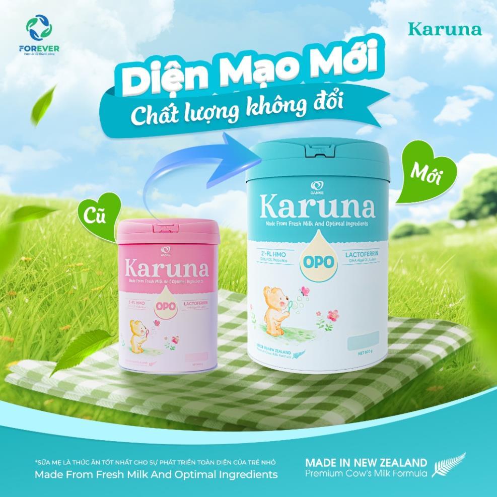 Sữa Karuna New Zealand đủ số 1, 2 lon 800g– DATE 1/2017