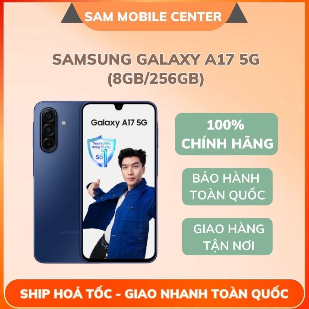 ( Kich T9) Điện thoại Samsung Galaxy A17 5G 8GB/256GB - Bảo hành 12 tháng Chính Hãng