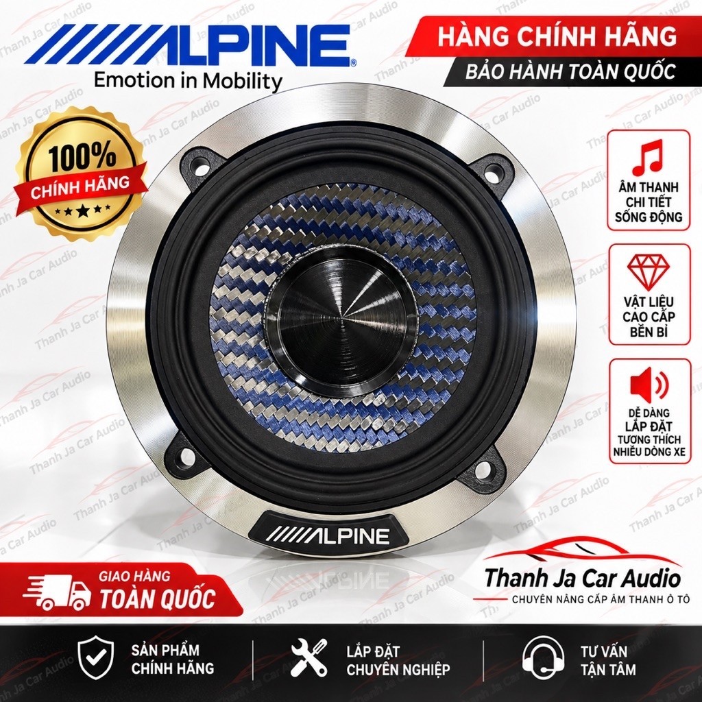 Alpine DP2-35M LOA TRUNG TÂM XE ÔTÔ