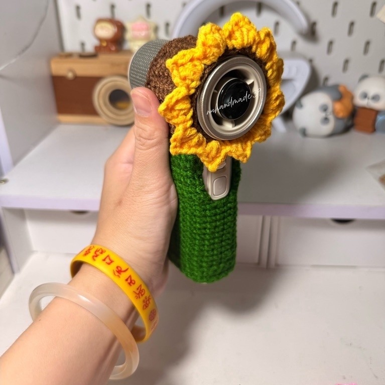 (Sẵn mẫu ULTRA 2 nhà Nù) Vỏ bọc quạt cầm tay JISULIFE ULTRA 2 bằng len nuhandmade39 (nhận móc theo l