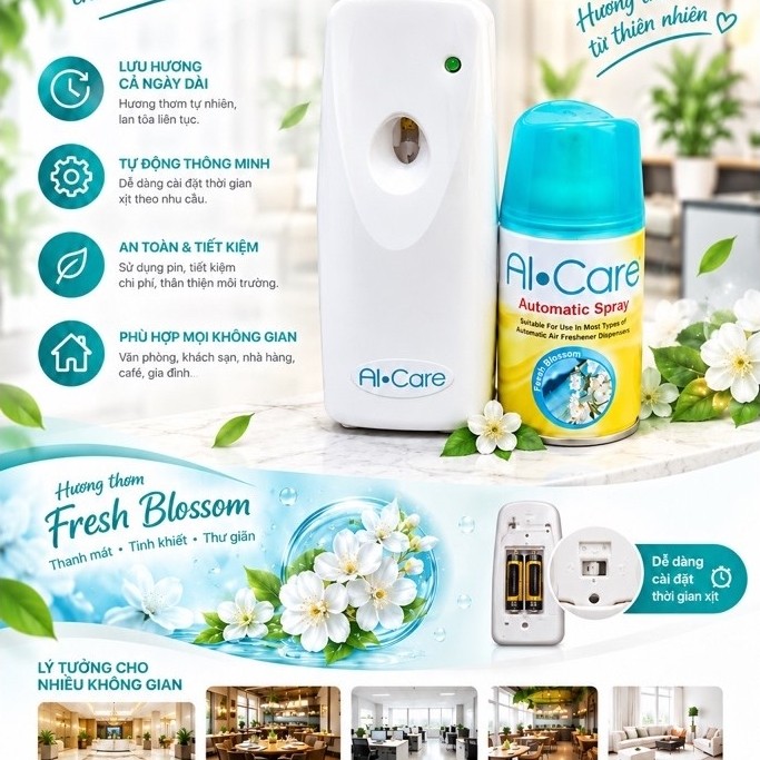 Máy xịt phòng tự động alcare