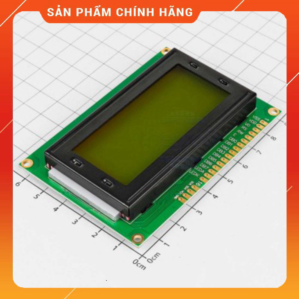 LCD 1604 Nền Xanh Lá Chữ Đen 5V Việt Tech Components