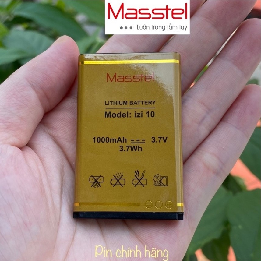 Pin hãng Mastel IZI 10,  Dung lượng chuẩn 1000 mAh