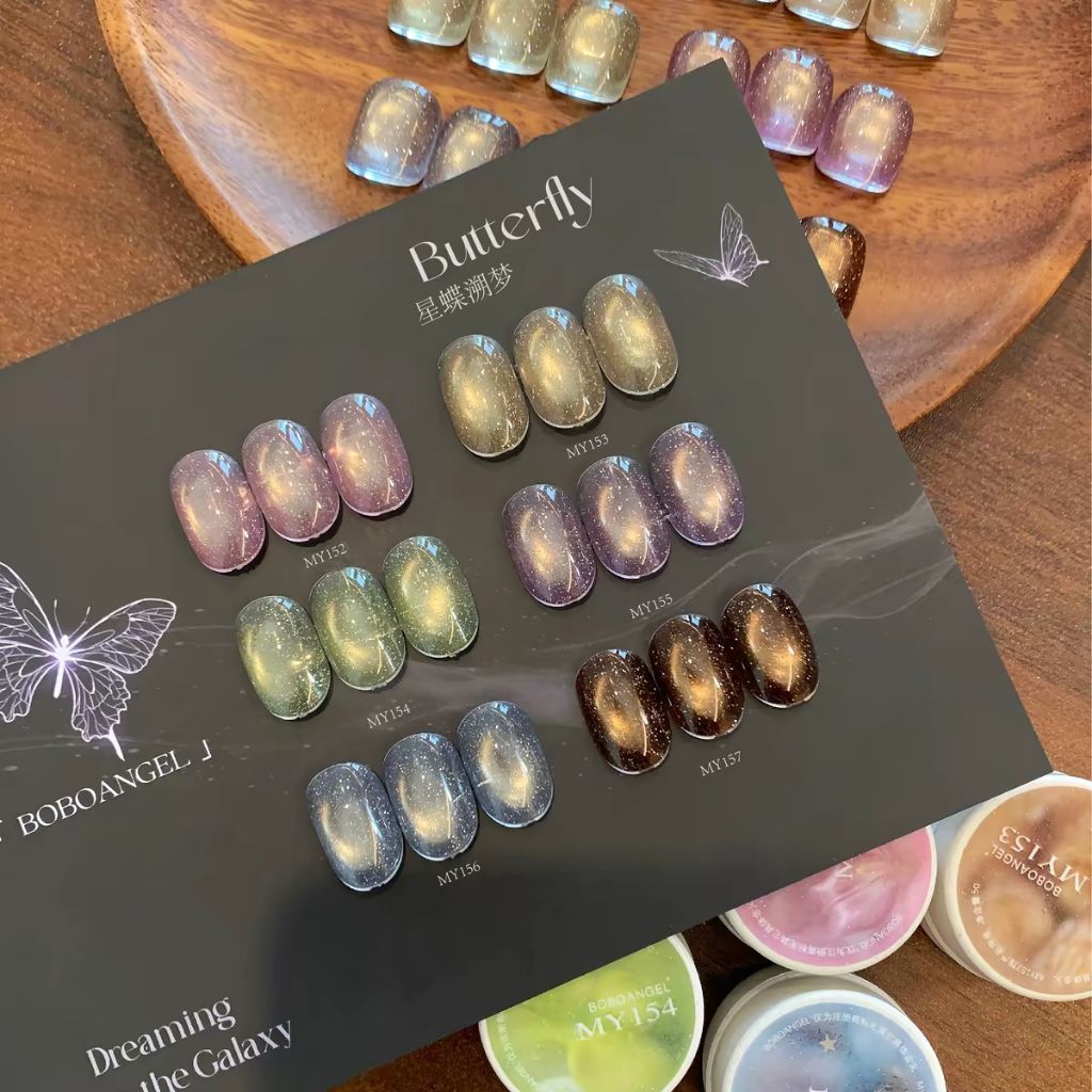 [ ORDER 15 NGÀY ][ BOBOANGEL ] Sơn gel móng mắt mèo Butterfly Dreaming the Galaxy MY152 MY153 MY154 