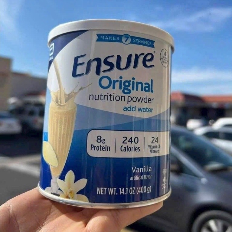 Sữa bột Ensure Mỹ Original Nutrition Powder hương vanilla 400g