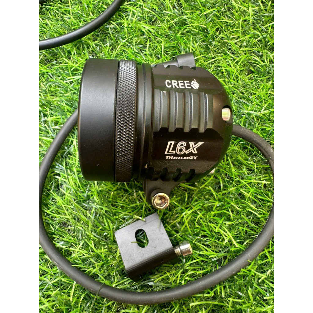 Đèn Trợ Sáng L4X L6X Xe Máy Xe Điện Siêu Sáng Chống Nước Công Suất 12V 48V Siêu Bền