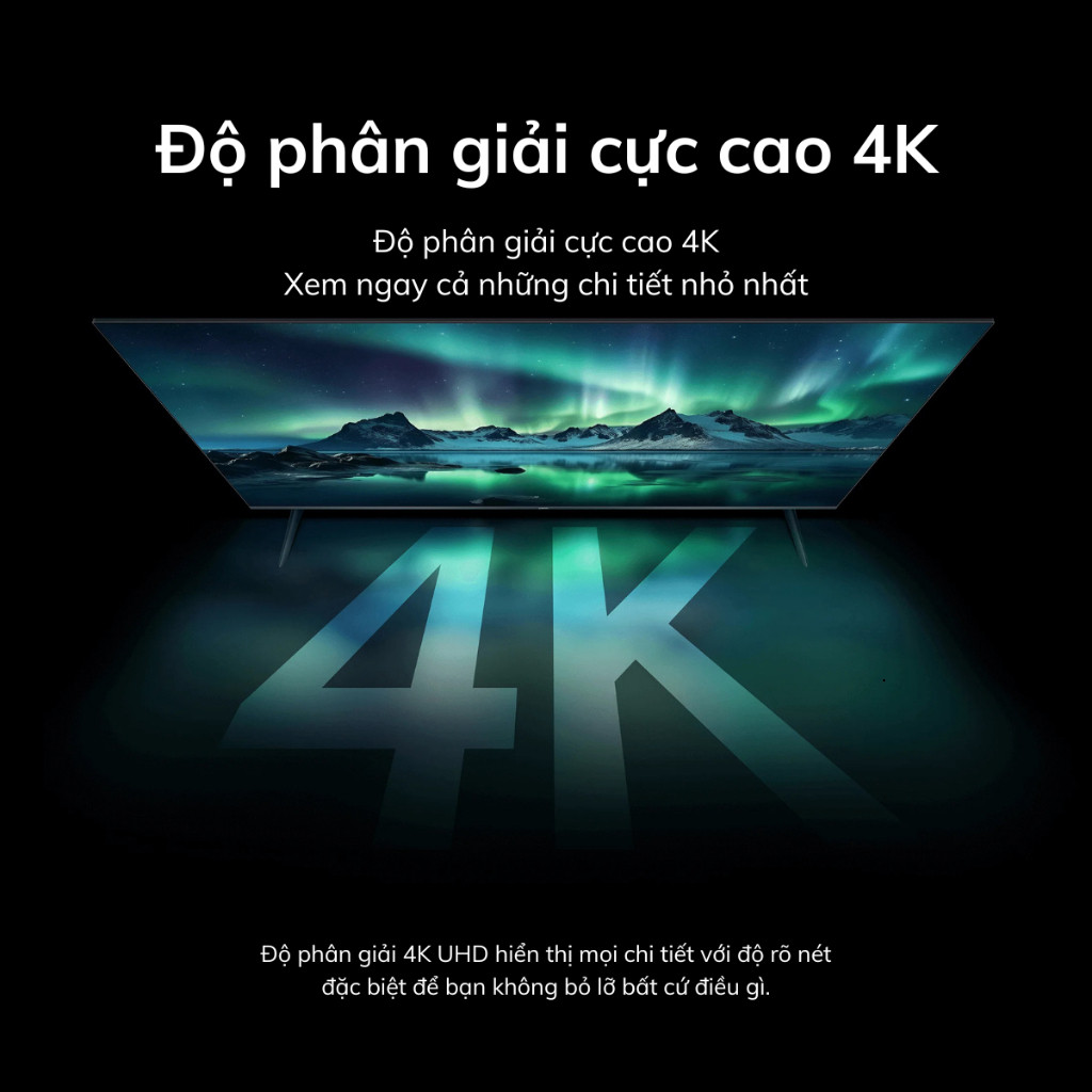 Tivi Xiaomi A Pro 55 Inch 2026 Google TV, Độ Phân Giải 4K - Hàng Chính Hãng - Bảo Hành 2 Năm