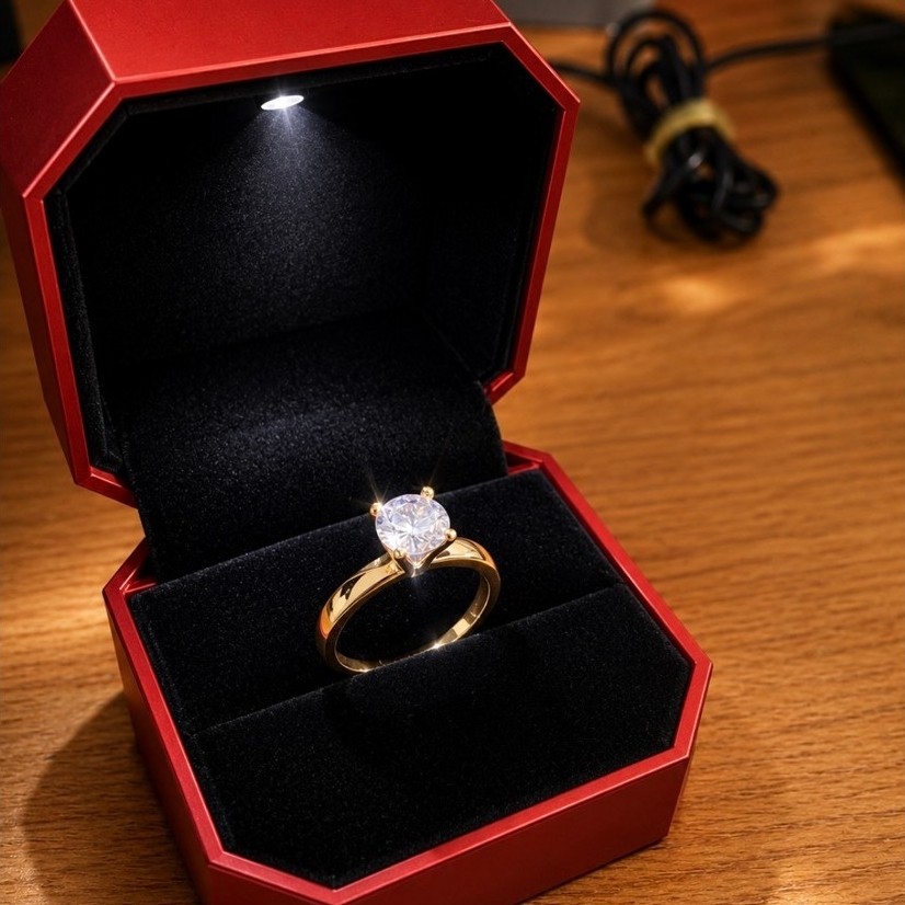 Nhẫn Nữ Titan ko rỉ Mạ Vàng 18k