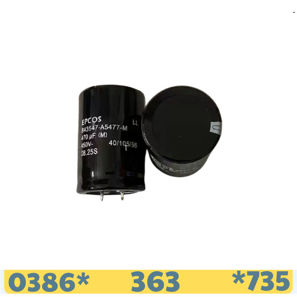 Tụ hóa EPCOS B43547-A5477-M450, 450V – 470µF.