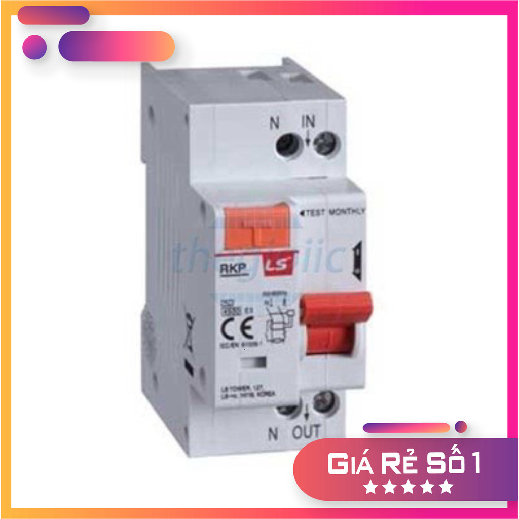 RKP 1P+N C25A Aptomat MCB LS 1P+N 25A Linh Kiện Trường Giang 86