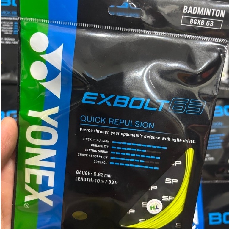 (chính hãng) Cước cầu lông Yonex Exbolt 63 đường kính 0,63mm