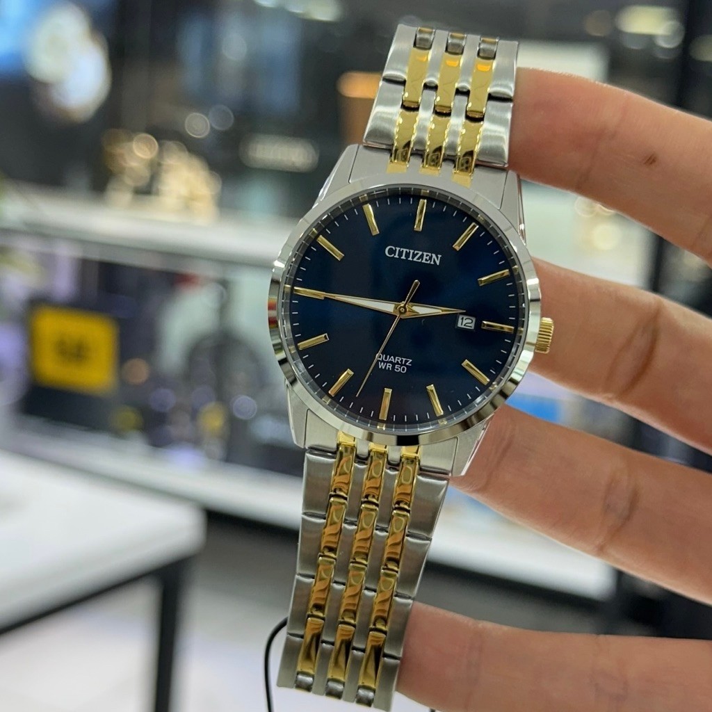 Đồng hồ nam dây thép Citizen Quartz BI5006-81L