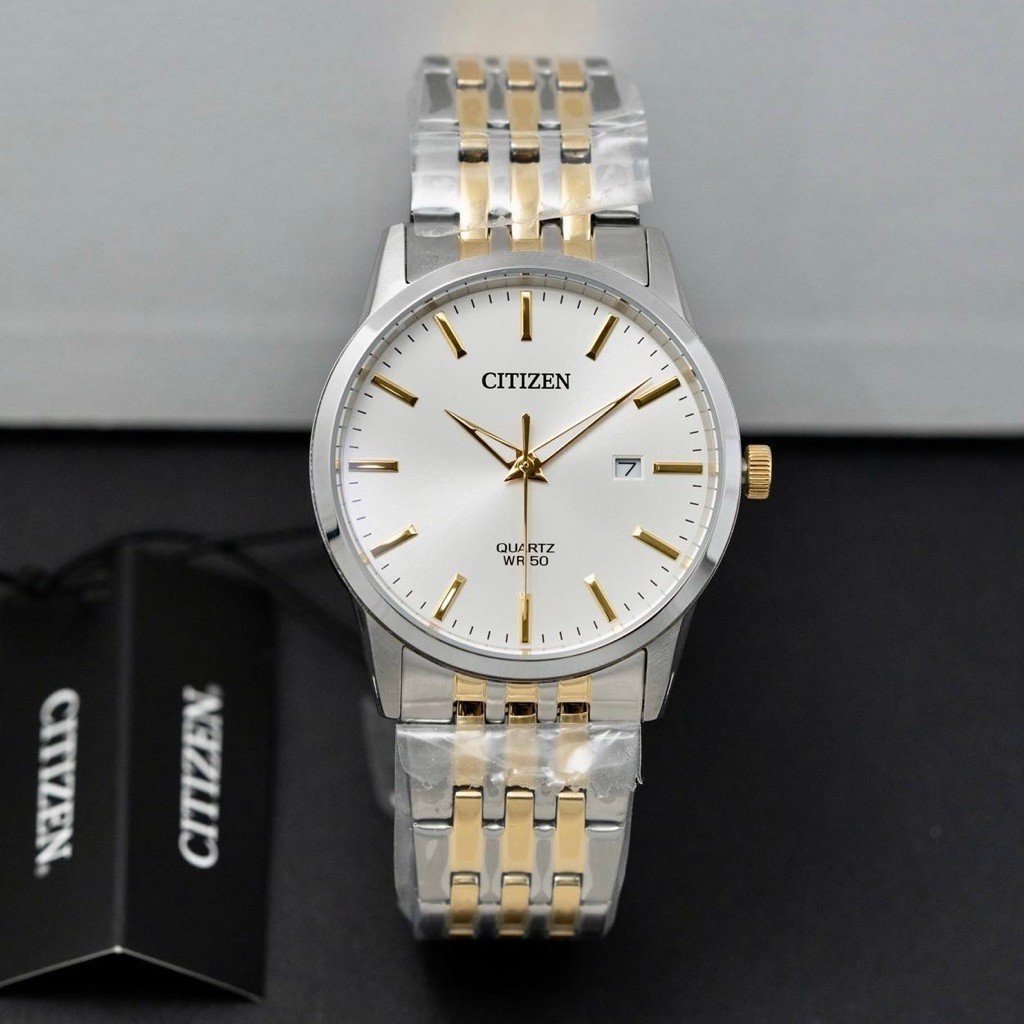 Đồng hồ nam dây thép Citizen Quartz BI5006-81P