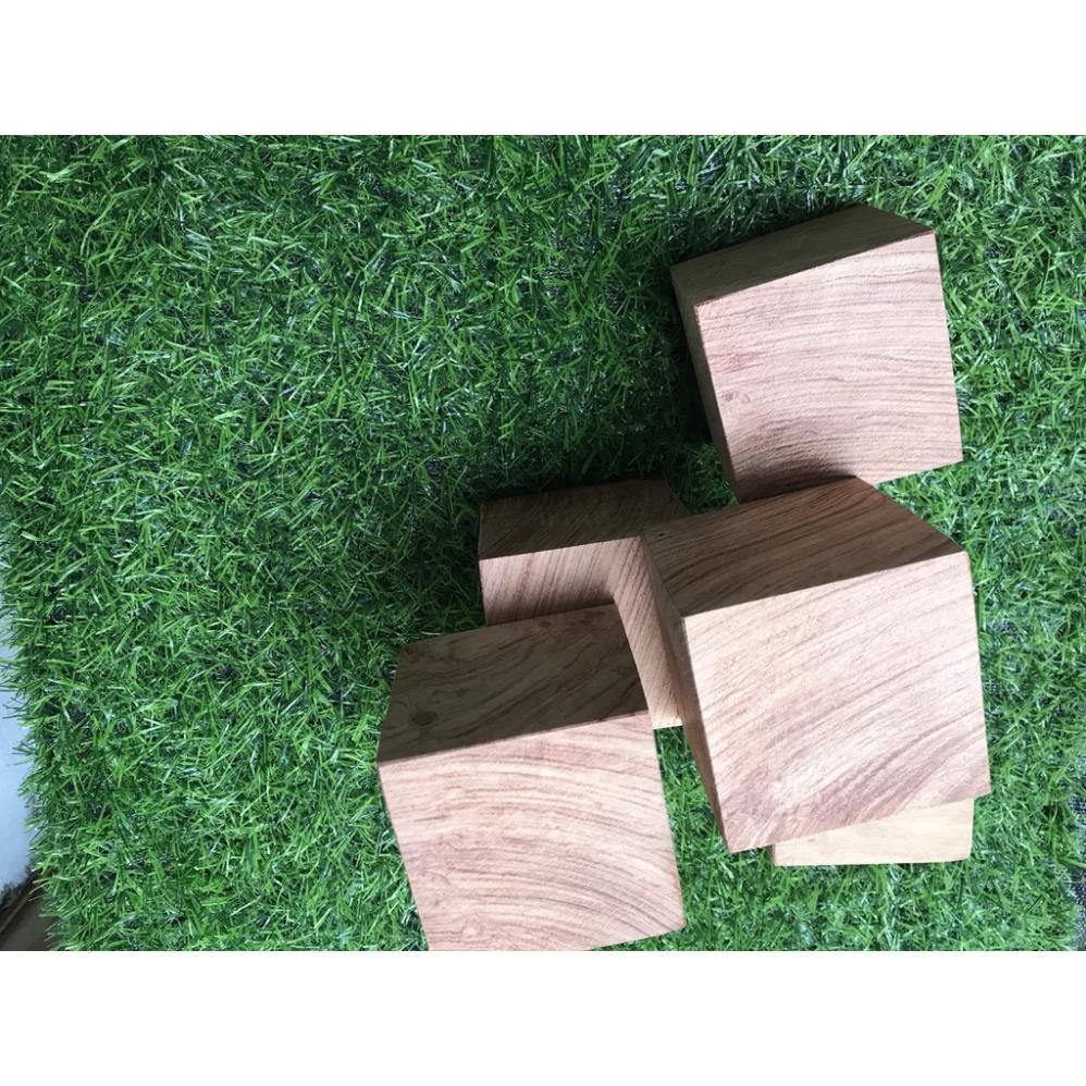 [Giá xưởng] cube 3 cm khối gỗ lập phương cube 3cm x 3cm x 3cm  trang trí đồ chơi kê hàng loại 1 gỗ a